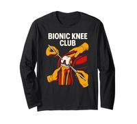 Reemplazo de Rodilla Bionic Knee Club Fun Mens Cirugía Recuperación Manga Larga