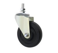 Reemplazo de rueda de 4 pulgadas Hoverkart con soporte de metal Hoverboard Ruedas de repuesto de goma Accesorios y piezas