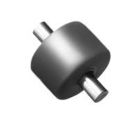 Reemplazo de ruedas de aspiradora - Ruedas de repuesto de resistente al desgaste - Instalación silenciosa Plug Play | Ruëdas de cepillo de piso duraderas para bordes de muebles y áreas estrec