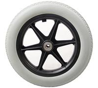 Reemplazo de ruedas de silla de ruedas de 12 pulgadas, piezas de ruedas traseras de silla de ruedas manual, 12 1/2X2 1/4, piezas de ruedas giratorias sólidas de PU, rodamiento: 12 mm (Size : 12inch/30cm(2 Counts))