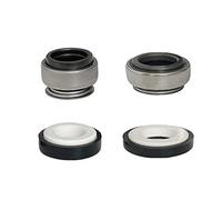 Reemplazo De Sellos Mecánicos, 2 Piezas Junta Sello Mecánico Serie 301 for Bombas Agua, Eje 8-19 Mm, Construcción Duradera Cerámica/carbono(301 13)