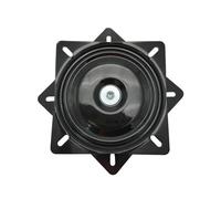 Reemplazo De Taburete Giratorio Cuadrado Placas giratorias de 8 pulgadas, acero resistente, asiento giratorio 360 grados, Base giratoria, equipo Industrial, rodamiento bolas(2.5Mm half bead)