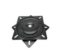 Reemplazo De Taburete Giratorio Cuadrado Placas giratorias de 8 pulgadas, acero resistente, asiento giratorio 360 grados, Base giratoria, equipo Industrial, rodamiento bolas(2.5Mm full bead)