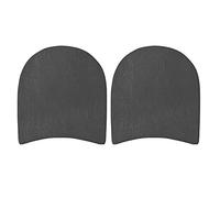 Reemplazo de Talón de Goma, Almohadilla de Suela Antideslizante Gruesa, Accesorios de Reparación de Zapatos de Repuesto para Zapatos de Cuero e Parte Inferior (BLACK)