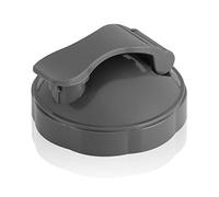 Reemplazo de tapa abatible Seal de 1 pieza con juntas de anillos de sellado para el exprimidor de licuadora NutriBullet(Gris)