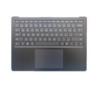 Reemplazo de Teclado Adecuado para Microsoft Surface Laptop 4 Teclado con Reposamanos con Panel táctil de 13,5" 1951 (Black)