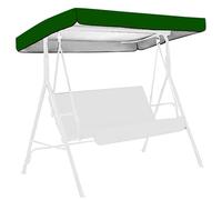 Reemplazo de toldo para Columpio, Cubierta Impermeable de 190 x 120 cm, Cubierta para Columpio de Exterior a Prueba de Sol para jardín, Hamaca de Patio, Asiento de Verde.