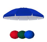 Reemplazo De Toldo Para Sombrilla 2,2 A 3,6 M , Cubierta De Tela Superior Para Sombrilla, Solo Toldo, 8/ 10 Varillas,impermeable,para Patio, Jardín, Piscina (Blue,2.4m/7.8ft-8Ribs)