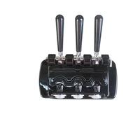 Reemplazo De Válvula De Descarga De Repuesto Del Bloque Del Panel Frontal De La Máquina De Helado Con Cubierta De Modelado De Varilla Tres Soportes, Compatible Con YKF VEVOR.