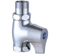 Reemplazo de válvula de descarga de urinario IPS de 0.5 pulgadas, botón de | Con cartucho de disco de cerámica y temporizador de descarga ajustable (3-8s), resistente, ahorro de agua, fácil instalación