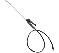 Reemplazo de varita de pulverizador, reemplazo de varita de rociador de bomba de acero inoxidable con varilla de gatillo de boquilla ajustable y manguera de 3.6 pies de largo para jardinería, hierb