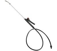 Reemplazo de varita de pulverizador, reemplazo de varita de rociador de bomba de acero inoxidable con varilla de gatillo de boquilla ajustable y manguera 3.6 pies de largo para jardinería