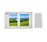 Reemplazo de ventana corredera con pantalla para sótano y casas móviles, instalación exterior