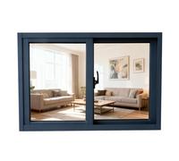 Reemplazo de ventanas for casas móviles, ventanas corredizas de aleación de aluminio con mosquitero, disponibles en alturas de 18, 30, 36, 48, 50 y 60 pulgadas(WxH 18x39 in/45x98cm)