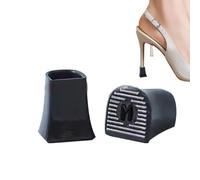Reemplazo de zapatos de tacón de tacón, tacones altos - Tapones de talón de repuesto para reparación antideslizante para protección del talón,Tapones de talón Pin en forma de U Cubiertas para el re