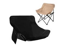 Reemplazo del asiento de silla de tela de Oxford: cubierta de silla de luna de servicio pesado, muebles de exterior | Accesorio de telas portátiles para titulares de patio, césped Camping Beach Travel