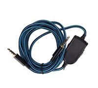 Reemplazo del cable de audio de los auriculares con control de volumen y función de silencio, compatible con Astro A10, A30, A40 y A50; cable trenzado de 3,5 mm para auriculares, (Un estilo)