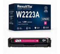 Reemplazo del Cartucho de tóner de Alto Rendimiento W2220A para W2220A W2221A W2223A W2222A 222A, Compatible con HP Color LaserJet Pro3288dw/dn/3388sdw/3303fdw, con Chip