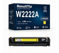 Reemplazo del Cartucho de tóner de Alto Rendimiento W2220A para W2220A W2221A W2223A W2222A 222A, Compatible con HP Color LaserJet Pro3288dw/dn/3388sdw/3303fdw, con Chip