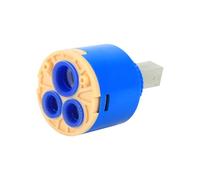 Reemplazo del cartucho del grifo, válvula del grifo de control interno del grifo mezclador de agua de repuesto del grifo del cartucho de cerámica de 35/40 mm (40mm)
