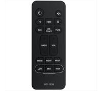 Reemplazo del control remoto RC-1236 para el sistema de barra de sonido de cine en casa Denon RC1236 DHT-S216 DHTS216 DHT-S216H DHTS216H