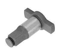 Reemplazo del eje de la llave eléctrica Acero al cromo vanadio Llave de impacto duradera Husillo de yunque para uso doméstico profesional Plata Tamaño estándar