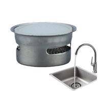 Reemplazo del grifo aireador de cocina: accesorio de alto flujo, adaptador de boquilla a prueba de salpicaduras, instalación de solución cómoda de control de que ahorra agua | Uso de la bañera