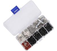Reemplazo del kit de tornillos RC Metal de alta calidad Durable Robusto Larga vida útil Variedad de tamaños para 1/8 1/10 Accesorios de automóvil con control remoto Caja