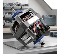 Reemplazo del motor de secadora, 5304529782 y 134693302 motores de secadora, compatible con Electrolux 25 cm x 12 cm, minimiza el ruido y la vibración