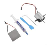 Reemplazo del motor del ventilador de chimenea, para ventiladores de estufa | Kit de 3 piezas, restaura el flujo de aire, fácil instalación, ligero, compacto, con pasta térmica, para el hogar