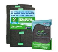 Reemplazo del prefiltro de carb¨®n para Honeywell 38002, prefiltro de carb¨®n activado 16 x48 Recorte para cortar las hojas (paquete de 2)