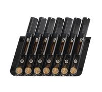 Reemplazo del Puente de Guitarra sin Cabeza de 7 Cuerdas, Color Negro, Acero de Aleación, Material de Latón, Ajuste Tonal Superior, Entonación Precisa, Diseño Elegante, (GA1127)