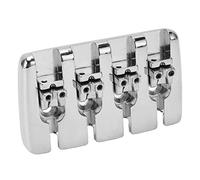 Reemplazo del Puente, Montaje Superior Sin Perforaciones Tamaño Estándar Fácil de Instalar Puente de Guitarra de 4 Cuerdas Alta Dureza Resistente Al Desgaste para Instrumentos de Cuerda