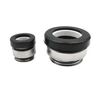 Reemplazo del sello del eje, Paquete de 2 sellos mecánicos serie 301 for ejes 8-19 mm - Construcción cerámica/carbono(301-15)