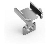 Reemplazo Del Soporte De Navegación Para Suz&uki Para AN125 Para AN200 Para AN400 Para AN650 Motocicleta Móvil Teléfono Soporte GPS Navegador Espejo Manillar Accesorios Chasis(Handlebar Silver)