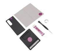 Reemplazo en el Vidrio Trasero, Herramientas de Reparación Estándar Estándar, la Cubierta de la Polla Fácil de Instalar para Z Fold 4 5G F936 (Black)
