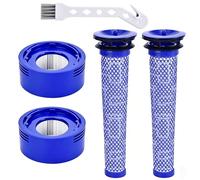 Reemplazo Filtros para Dyson V8 V7 SV10 (2 Postfiltros HEPA + 2 Prefiltros)