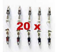 Reemplazo inyectores Conector - BOSCH EV1 (20 x TERMINALS FEMALE) for NORMAL+LOW 2,3,4,5,6,7,8,9,10 pin/pole - 1287013003, 1 287 013 003, 1037906240, 1 037 906 240, 191972525B, 282193-1