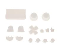 Reemplazo Kit de Botón de Tapa L2 L1 R1 R2 Thumbstick para Sony PS4 Controlador Blanco