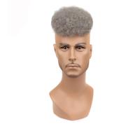 Reemplazo La peluca corta for hombre es adecuada for el uso diario, fácil de agregar, for diversas ocasiones Sistemas(Grey)