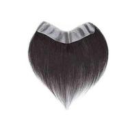 Reemplazo Línea del cabello en la frente, humano forma de V, postizo Natural, parche for el con Base piel fina Sistemas(2x16cm)