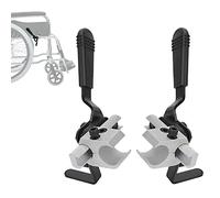 Reemplazo manual de freno de silla de ruedas para montaje lateral de tubo de 25 mm, piezas de bloqueo resistentes para la mayoría de sillas de ruedas, 1 par (25mm)