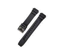 Reemplazo negro apto for Casio F-91W F105 F108 A158W A168 AE1200 AE1300 W800H correa de silicona for reloj de 18mm correa deportiva for hombres y mujeres
