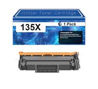 Reemplazo para Cartucho De Tóner HP 135A 135X W1350A W1350X Compatible con Impresoras HP LaserJet MFP M209dw M209dwe M234dw M234sdn M234sdne M234sdw M234dwe M234sdw M234sdwe,Black-2400 Pages