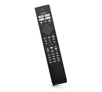 Reemplazo para el mando a distancia Philips BRC0984501, mando a distancia universal con 4 teclas de acceso rápido Compatible con Philips ambilight LCD LED Smart TV Serie 7900 - No se requiere