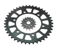 Reemplazo para Kawasaki EX500 para Ninja 500R 2006-2009 GPZ500 S 1994-2005 ZR400 1989-1995 ZR550 1990-1994 Piñón para Motocicleta 520 CNC 16T 41T (Delantero Y Trasero)(16T 41T)
