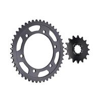 Reemplazo para Yamaha FZ8 FZ8N FA8S FZ-8 FZ-8N FZ-8S para Fazer 39P 42P 2010 2011 2012 2013 2014 2015 Cadena 525, Piñón Delantero 16 Dientes, Trasero De 47(525 16T 47T Set)