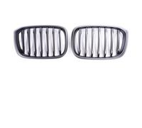 Reemplazo Rejilla Frontal Riñón para G01 X3 G02 X4 2018-2022 Color Negro Brillante Parrilla Doble Simple Parrillas Carreras Rejillas Delanteras(Single Matte Black)