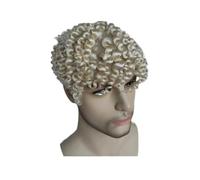 Reemplazo Sistema de cabello humano postizo rizado prótesis masculino encaje completo suizo Sistemas