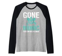 Reemplazo Total de Cadera Funny Joint Hip Surgery Recovery Camiseta Manga Raglan